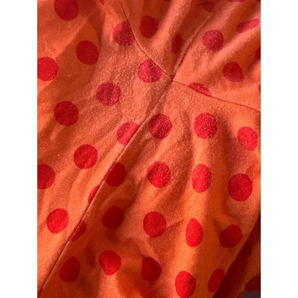 Miaou Amelia Top in Red Polka Dot Small New Womens Long Sleeve Tee - Picture 9 of 16
